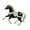 Black, variant on Horse Shape Alloy Brooch Elegant Apparel Accent
