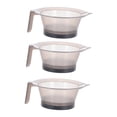 thumbnail image 4 of SASABAXI 3Pcs DIY Hair Dye Bowls Transparent Plastic with Anti Static and Stackable Features for Home Use, 4 of 7