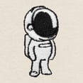 thumbnail image 2 of Dalix Astronaut Relaxed Heavy Cotton Short Sleeve Summer Tee Mens in Bone S Small, 2 of 5