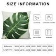 thumbnail image 5 of COMIO  Tropical Green Leaves Throw Pillow Covers Palm Leaf Leaves Decorative Throw Pillow Cushion Cases Cover for Outdoor Sofa Patio Couch Car Decor, 5 of 5