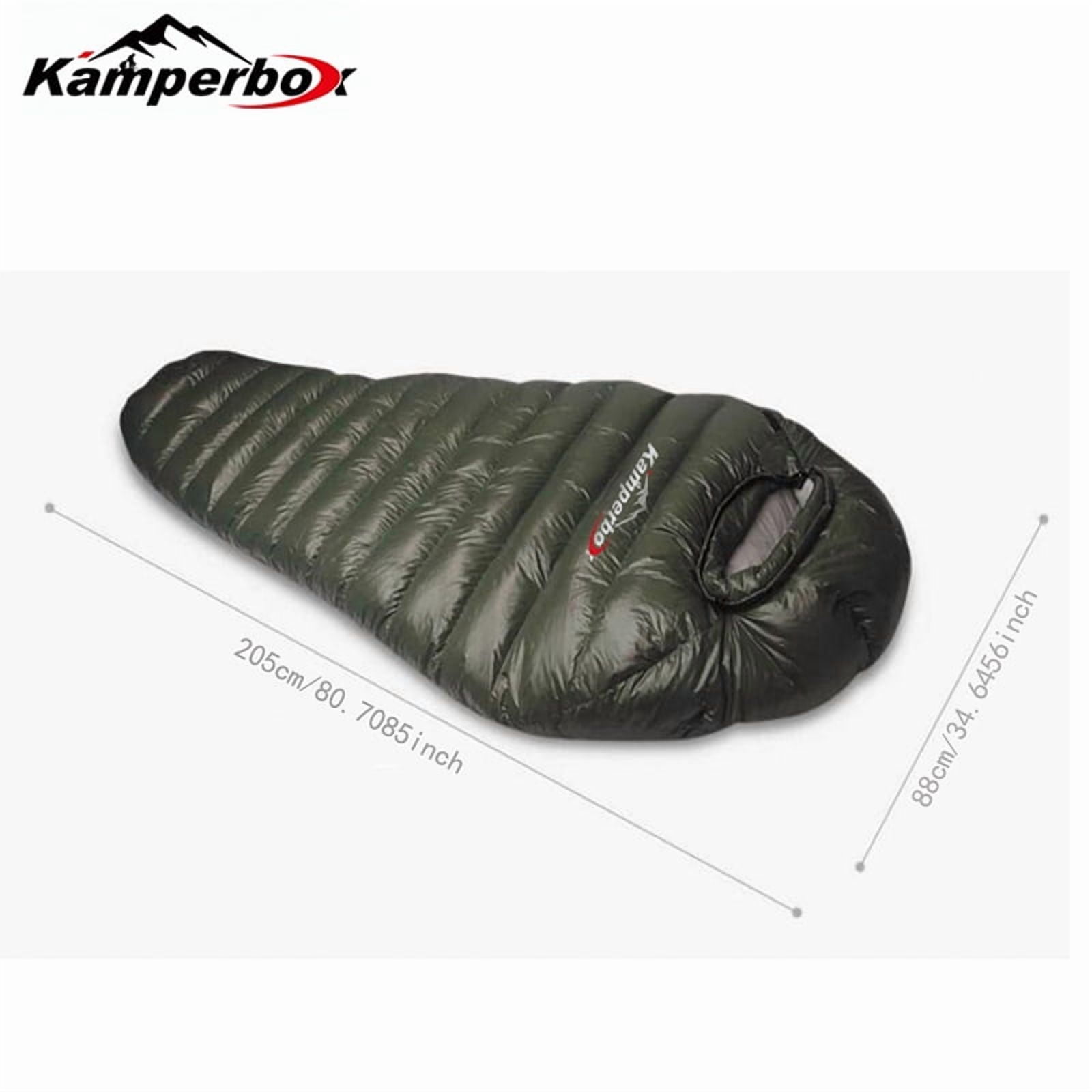 Outdoor Down Sleeping Bag Winter Warm and Waterproof Outdoor Sleeping Bag Camping Travel Down Sleeping Bag