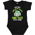 thumbnail image 3 of Inktastic Mahjong Gift Idea Boys or Girls Baby Bodysuit, 3 of 5