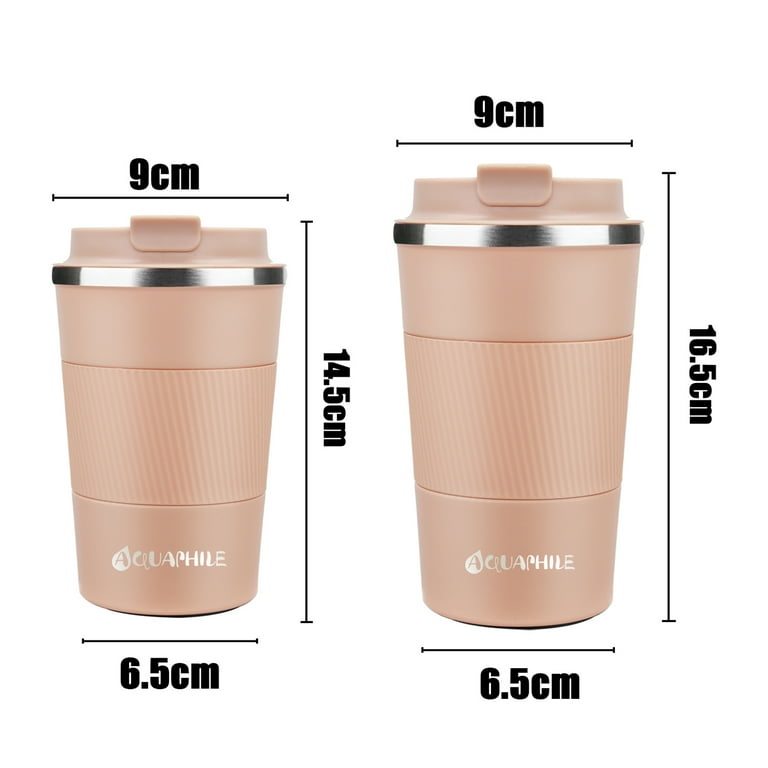 AQUAPHILE Reusable Coffee Cup, Coffee Travel Mug with Leak-proof