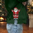 thumbnail image 5 of 2025 Essentials Women's Hoodie Sweatshirt Christmas Side Bow Applique Long Sleeve Crewneck Xmas Trendy Outfits 2025, 5 of 6