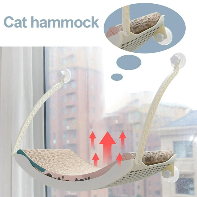 Percha para Ventana de Gato Colco Hamaca para Gato con Ventosas