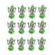thumbnail image 2 of Paquete De 12 Colgantes De Cristal Facetado Tibetanas Collar en apariencia Pendiente Artesanía - de color verde oscuro, 2 of 9
