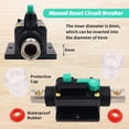 thumbnail image 2 of Car Circuit Breaker 12V-24V Protection Audio Inline Quick Circuit Breaker,with Manual Reset,Fuse Holder Inverter for Car Marine Audio Stereo Switch Truck Solar Inverter System Protection, 2 of 5