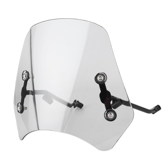De Para Pantalla Faro Carenado, Stents Largos Para Motocicleta, Parabrisas, Deflector De Viento Apto Para Benelli Leoncino 500 Gris Ccdes Gris