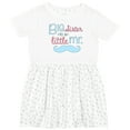 thumbnail image 3 of Inktastic Big Sister to a Little Mr Girls Toddler Dress, 3 of 5