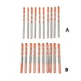 thumbnail image 4 of Riwesomey 1 Juego de brocas profesionales, duraderas, largas, Trigonal, para hormigón, Metal, perforación, accesorios, reemplazos Herramientas eléctricas 5MM Riwesomey TO011004-02, 4 of 6