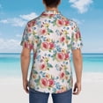 thumbnail image 6 of Goofa Rose Flowers Hawaiian Shirt for Men, Unisex Summer Beach Casual Short Sleeve Button Down Shirts,Aloha Tropical Floral print shirt-Small, 6 of 9
