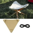 thumbnail image 3 of Trípode plegable Zulema Taburete Paño Impermeable DIY Camping, 3 of 8