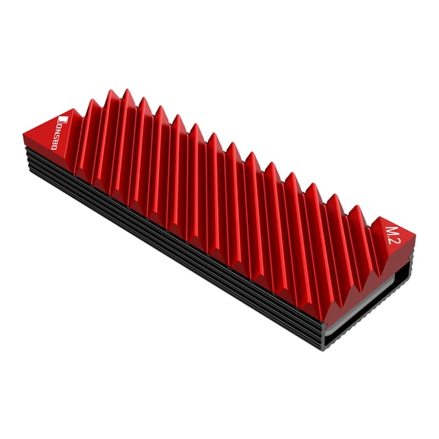 TISHITA 2280 SSD Solid State Heat Sink with Thermal Pad M2 2280 for Desktop PC Red