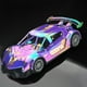 thumbnail image 4 of ToyKingdee Laser Inertia Racing Car Toy Cool Racing Model Rambo Simulation Car Ornaments Purple, 4 of 7