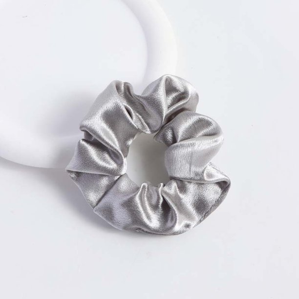 Anillo de pelo de rosa de satén para el intestino grueso, accesorios para el cabello de cuerda para el cabello de rosa dulce de súper hada de primavera y verano para mujeres coreanas