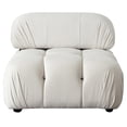 thumbnail image 3 of Diamond Sofa PALOMAACCM 37 x 37 x 29 in. Paloma Armless Chair in Light Cream Velvet, 3 of 6