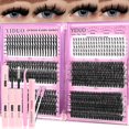 thumbnail image 1 of Kit de extensiones de pestañas YIDUO Lash Clusters con adhesivo y removedor, 1 of 9