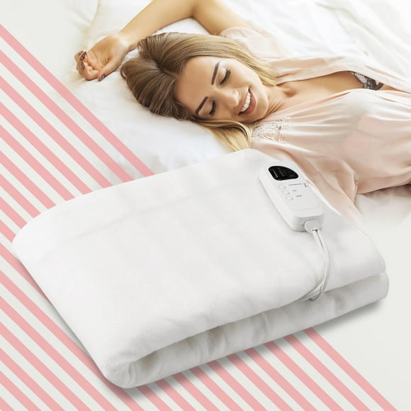 Costway Electric Heated Blanket Low-Voltage 5 Temperature Modes 8H Timer UL