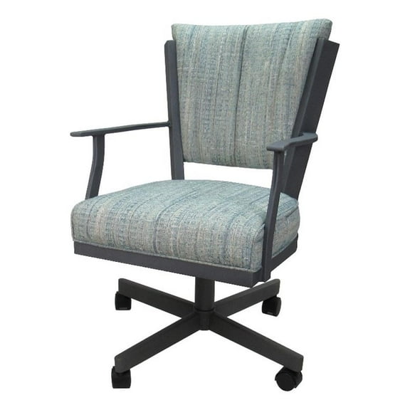 Montana Swivel Metal Dining Caster Chair on Reading Base
