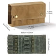 thumbnail image 4 of Greeniant Bolsa de almacenamiento plegable para botellas de especias, lienzo colgante para cocina, tarro de cristal para condimentos, Mini utensilios de Estufas de camping Caqui Greeniant  OD022429-01B, 4 of 6