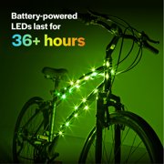 Brightz CosmicBrightz LED Bike Frame Lights, 6.5 ft Rope Light, Green
