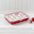 thumbnail image 4 of Sterilite 20 Compartment Christmas Holiday Ornament Box Storage Case (6 Pack), 4 of 8