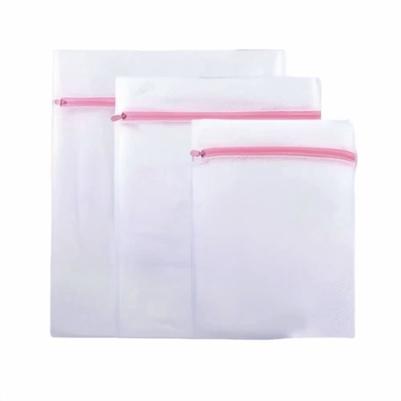 3/Pk Mesh Laundry Bag For Delicates Suit For Sorting &Washing Clothes Wash Bag