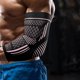 thumbnail image 3 of Calentadores de brazo deportivos de nailon de color liso para hombre, de alta elasticidad, para hombre, 3 of 3