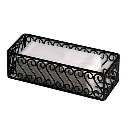 American Metalcraft Rectangular Basket - American Metalcraft SFBB5312 Black 12 x 5 x 3