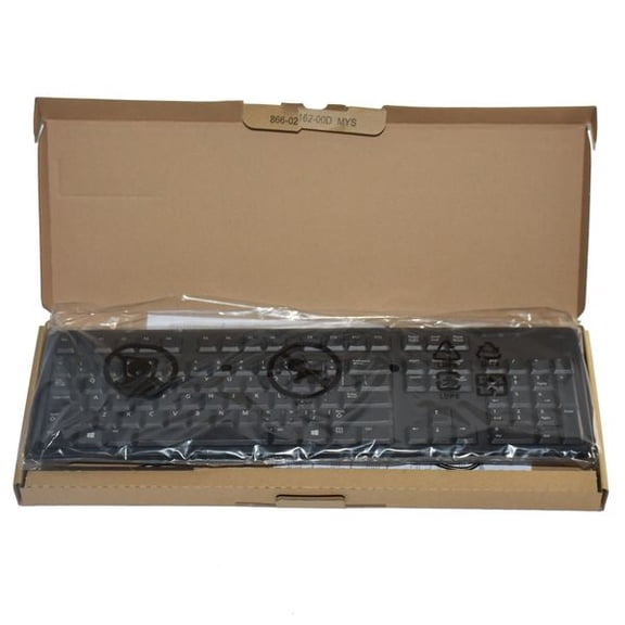 Dell KB212-B QuietKey USB Wired Ergonomic Keyboard