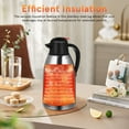 thumbnail image 4 of Thermal Coffee Jug Stainless Steel Carafe Vacuum Insulated Bottle Thermal Carafe Pitcher With Lid 2L, 4 of 7