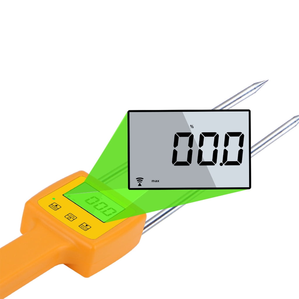 Large Display Grains Humidity Meter Digital Grains Meter with Anti Slip Handle