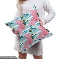 thumbnail image 5 of Ambesonne Roses Fabric by the Yard Upholstery, Pastel Colors Vintage Flowers, 2 Yards, Pale Azure Blue Pale Pink, 5 of 5
