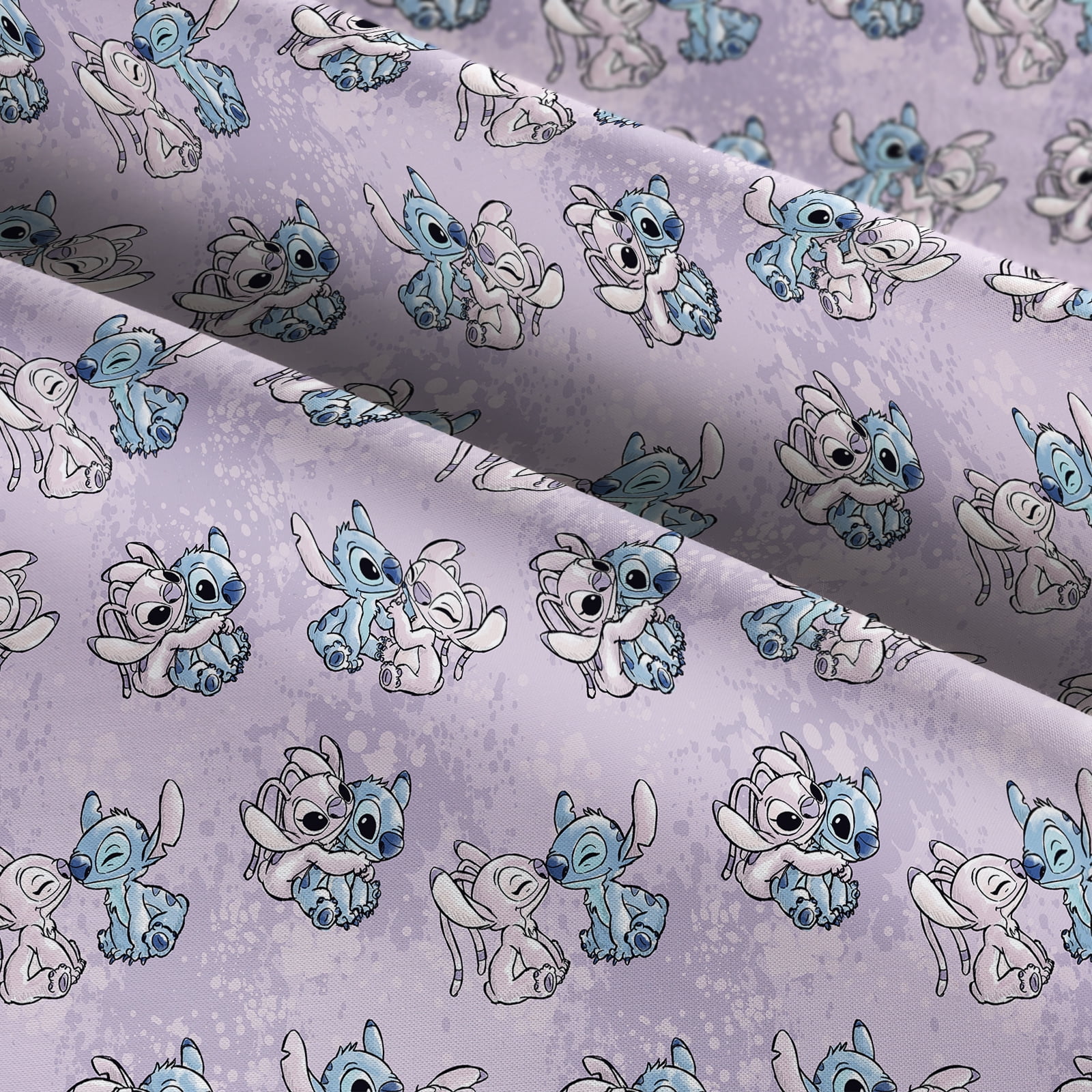 Springs Creative 43" 100% Cotton Characters Sewing & Craft Fabric 15 yd By the Bolt, Lavender