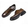 thumbnail image 4 of CMR CHAMARIPA Formal Height Increasing Shoes For Men Brown Brogue Shoes To Get Taller 7 CM / 2.76 Inches, 4 of 6