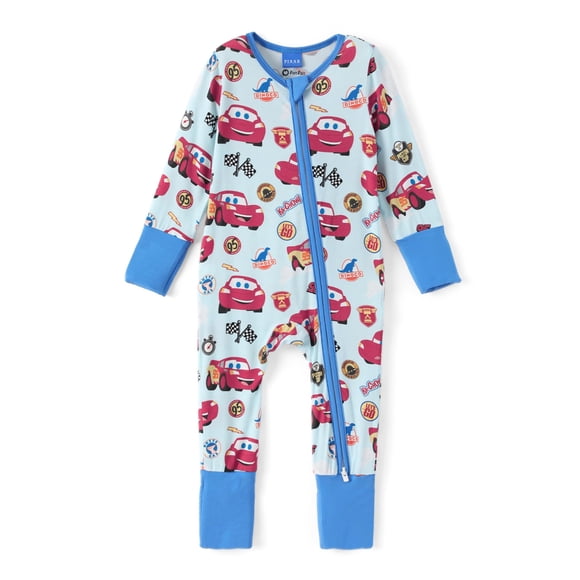 Romper Disney Cars McQueen de manga larga para bebés de 0 a 3 m, color azul