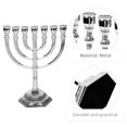 thumbnail image 5 of Israel Menorah Temple 7-Branch Portavelas Candelabro Retro Portavelas HOMEMAXS MX16063851, 5 of 5