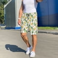 thumbnail image 6 of Honeii Fruit Pears Print Men's Pajama Sleepwear Shorts - a comfy pajama bottom and lounge short for Relaxed Home Wear-3X-Large, 6 of 6
