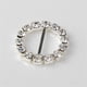 thumbnail image 5 of 10 hebillas de diamantes de imitación redondas para envolver regalos de boda, 16 mm, 5 of 9