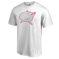 thumbnail image 2 of Men's White Columbus Blue Jackets Whiteout T-Shirt, 2 of 3