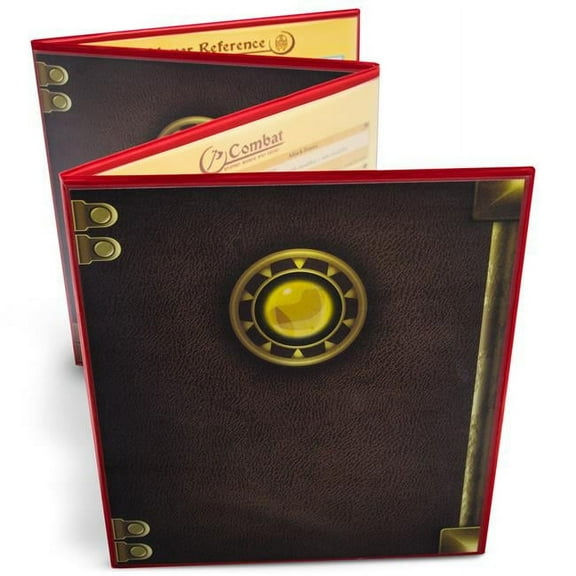 Brybelly Holdings GRPG-001 The Masters Tome Customizable DM Screen, Red