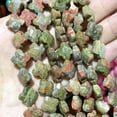 thumbnail image 6 of HOOUN Faceted Natural Clover Tiger Eye Agate Chalcedony Loose Beads For Jewelry Making-White jade-14mm About 14PCS, 6 of 9
