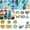 Ocean, variant on 48 Pieces Anxiety Sensory Stickers with 2 Textured Sticker -Sensory Stickers for Kids & Adults - Anxiety Relief Sensory Strips for Office & Classroom Must Haves