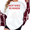 White-1, variant on Confident Party Graphic Shirt for Women "It's Giving Mrs" Red Serif Font Black Tee Top