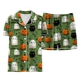 thumbnail image 5 of OJSFQUFP Girls Shorts Set Toddler Short Sleeve Print Shirts Tops Pants Outfits Button, 5 of 5