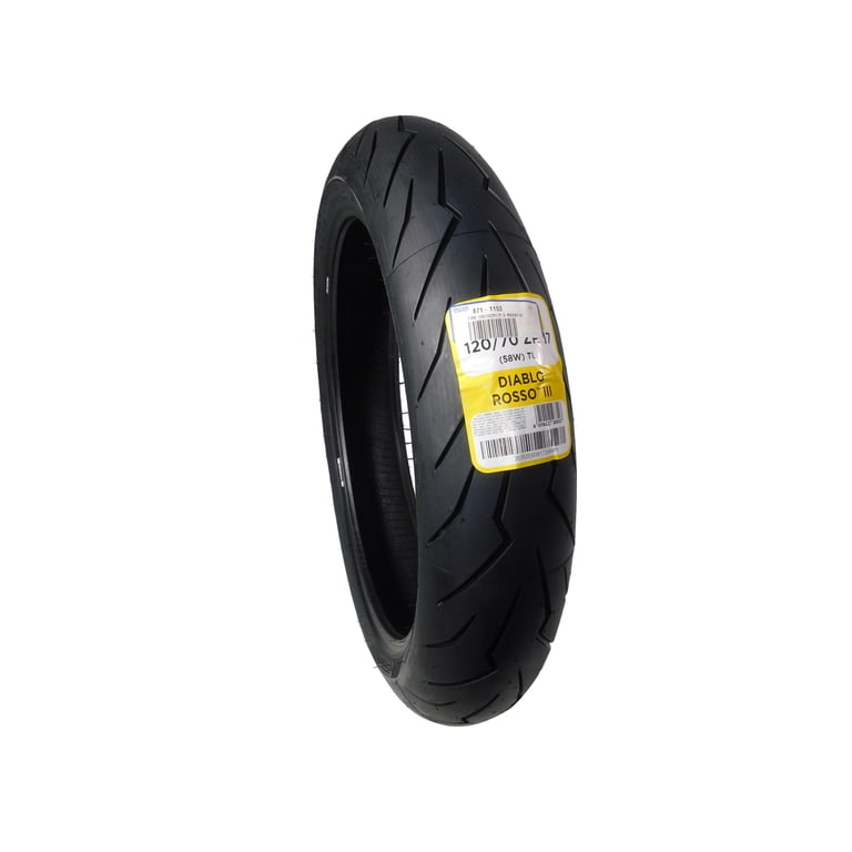 Pirelli Diablo Rosso III Tires, 120/70 ZR17 Front & 180/55 ZR17
