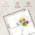 thumbnail image 6 of Elephant Stock The Elephant And The Balloons Wall Art - Vertical Multi Panel Canvas - Living Room Wall Decor - Animal Multi Panel - White And Pink Decor By Ashvin Harrison - 32" x 50", 6 of 8