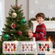 thumbnail image 1 of Juego de Caja de Regalo de Bolas Navideñas, Bolas Navideñas Creativas para Pintar a Color, Bolas Colgantes para Árbol de Navidad, Juego de Decoración Navideña, 1 of 7