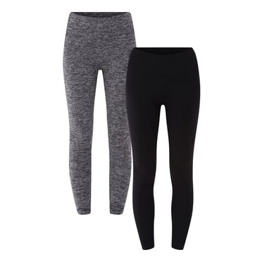 No Boundaries Faux Sueded Ankle Leggings, 27.5”Inseam, 1 or 2-Pack, Women's & Women's Plus Sizes XXS-4X