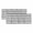Gray, variant on 2 Panels Burnt Orange Grey Stripe Valance for Windows, Farmhouse Modern Art Striped Light Filtering Kitchen Curtains, Rod Pocket Window Treatment Curtain Valances for Living Room Bedroom, 54"x18"